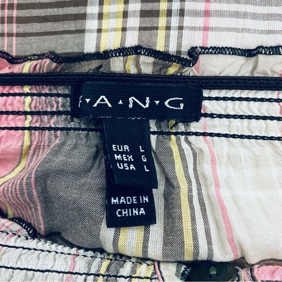 FANG Plaid Tunic Size Large - Picture 11 of 11